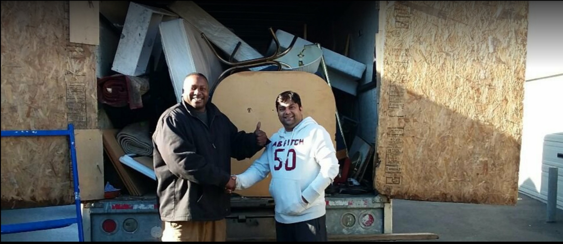 IronClad Cleanouts truck ready for a job